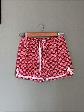 Red Cotton Pajama Short from Signals 7 Days of Sleep Shorts Size Small
